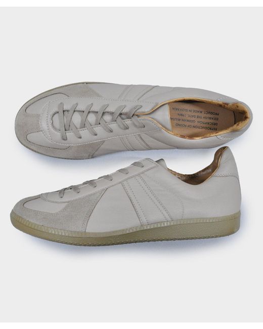 Reproduction Of Found Gray German Military Trainers for men