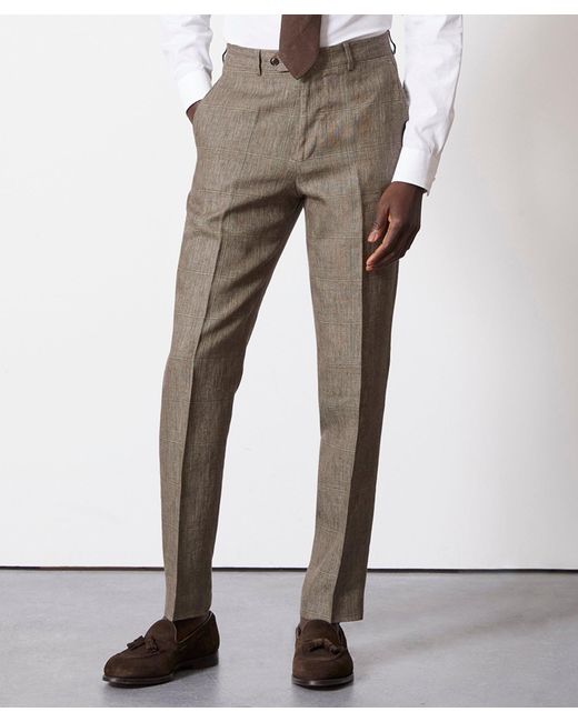 Todd Snyder Natural Italian Linen Sutton Trouser for men