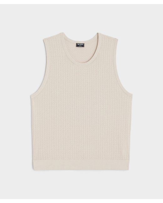 Todd Snyder Natural Silk-cotton Muscle Tank for men