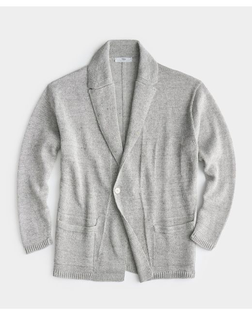 Inis Meáin Inis Mein Relax Jacket In Papyrus in Gray for Men | Lyst