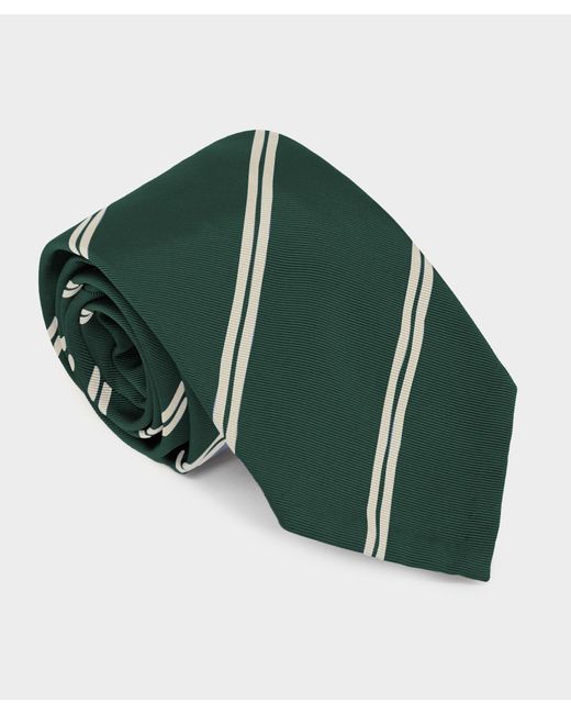 Todd Snyder Green Italian Silk Tie for men