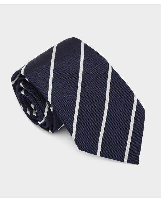 Todd Snyder Blue Italian Stripe Tie for men