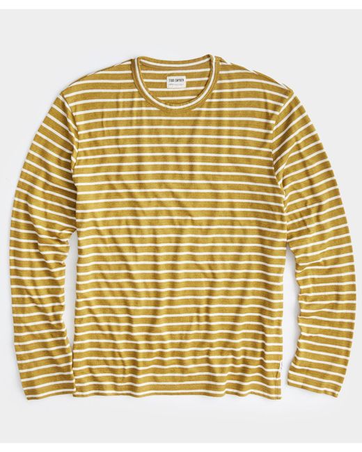 Todd Snyder Metallic Issued By: Japanese Nautical Striped Tee for men