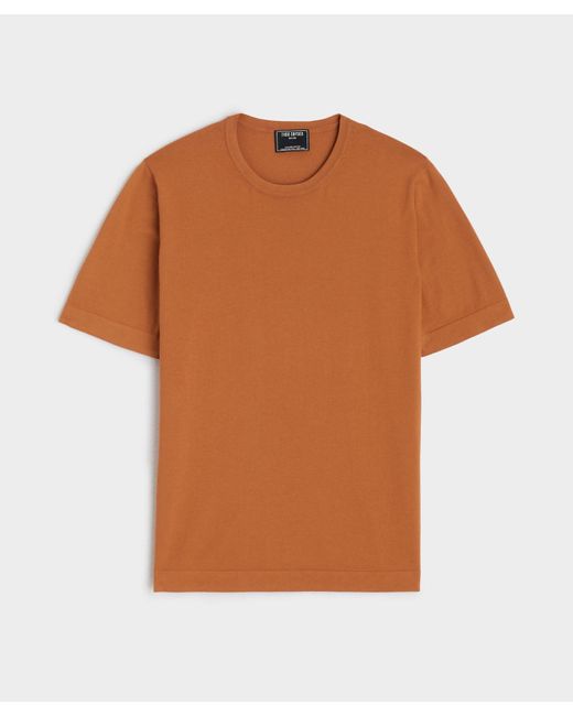 Todd Snyder Brown Knit Sweater Tee for men