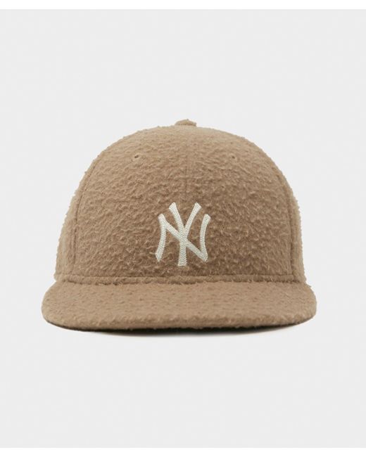 NEW ERA HATS Natural Todd Snyder X New Era Yankees Nubby Camel Cap for men