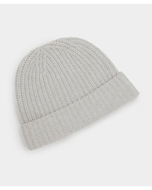Todd Snyder Gray Italian Recycled Cashmere Beanie for men