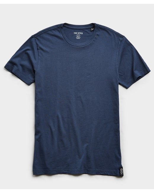 Todd Snyder Blue Made In L.a. Premium Jersey T-shirt for men