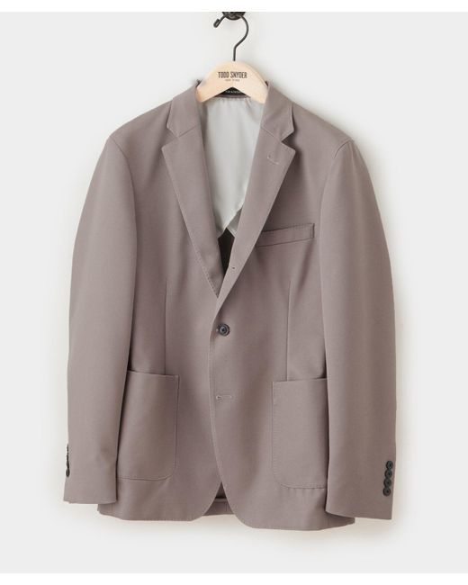 Todd Snyder Brown Italian Cotton Twill Madison Suit Jacket for men