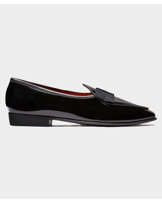 Baudoin & Lange Black Patent Leather Sagan Opera Pump for men