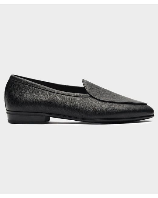 Baudoin & Lange Italian Leather Sagan Loafer in Black for Men | Lyst