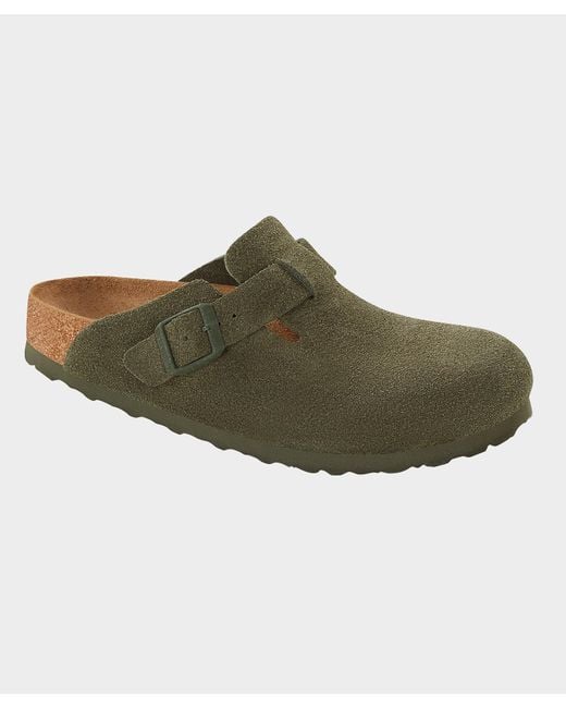 Birkenstock Boston Suede Clog - Thyme in Green for Men | Lyst Canada