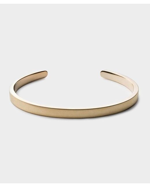 Miansai White Brass Singular Cuff for men