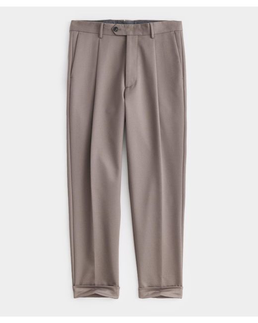 Todd Snyder Brown Italian Cotton Twill Madison Suit Pant for men