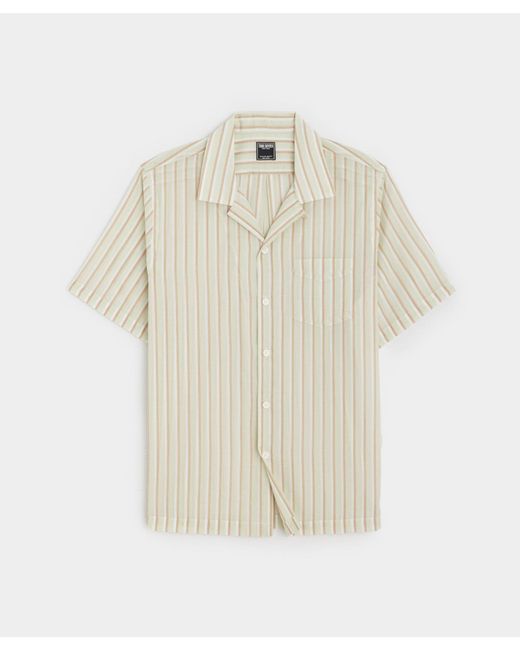 Todd Snyder White Summerweight Cafe Shirt for men