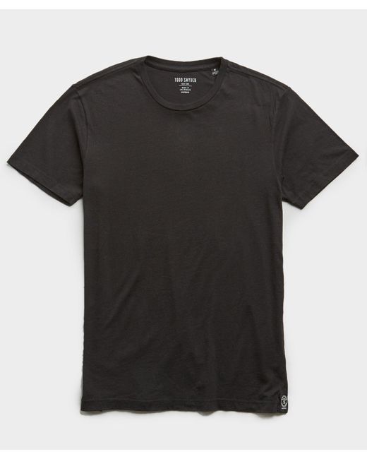 Todd Snyder Black Made In L.a. Premium Jersey T-shirt for men