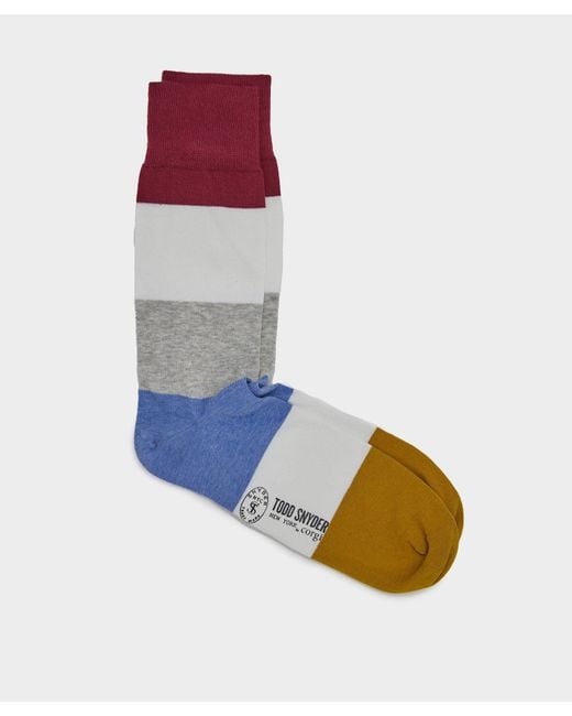 Corgi Blue Stripe Sock for men