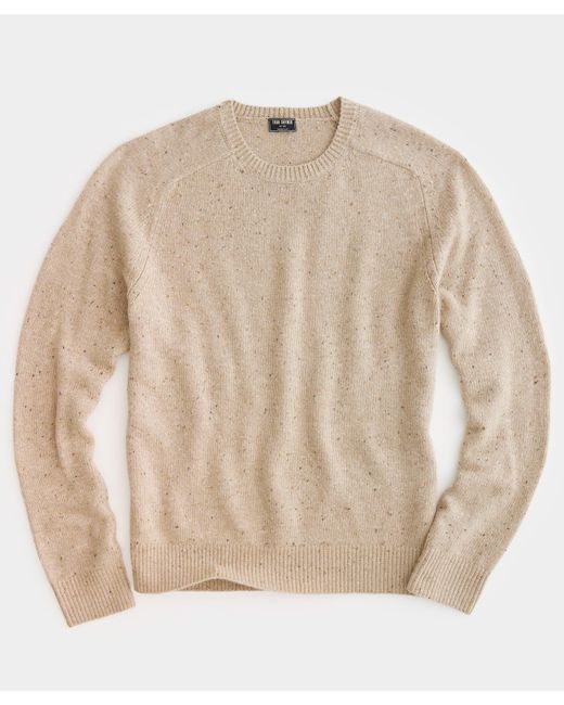 Todd Snyder Natural Donegal Crewneck Sweater for men