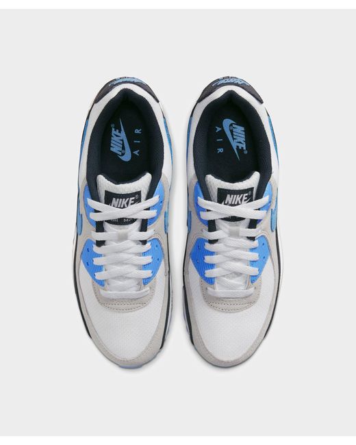 Nike Air Max 90 White/university Blue-white for Men | Lyst Canada