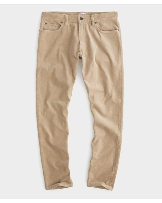 Todd Snyder Natural Slim Fit 5-pocket Corduroy Pant for men