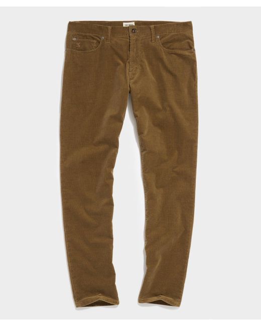 Todd Snyder Natural Slim Fit 5-pocket Italian Corduroy Pant for men