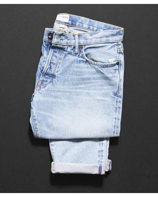 Todd Snyder Blue Slim Fit Made In Usa Selvedge Jean for men