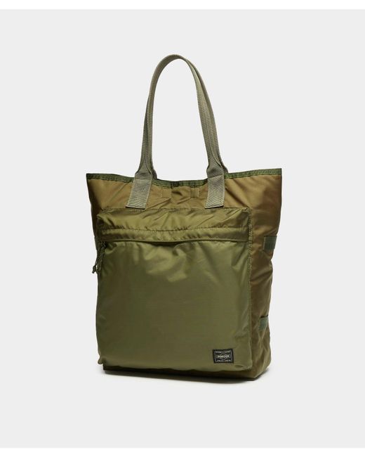 Porter-Yoshida and Co Green Force Tote Bag for men