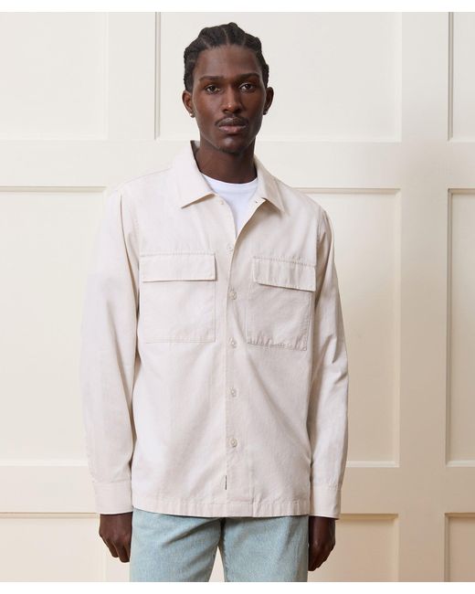 Todd Snyder Natural Relaxed Twill Cpo Overshirt for men