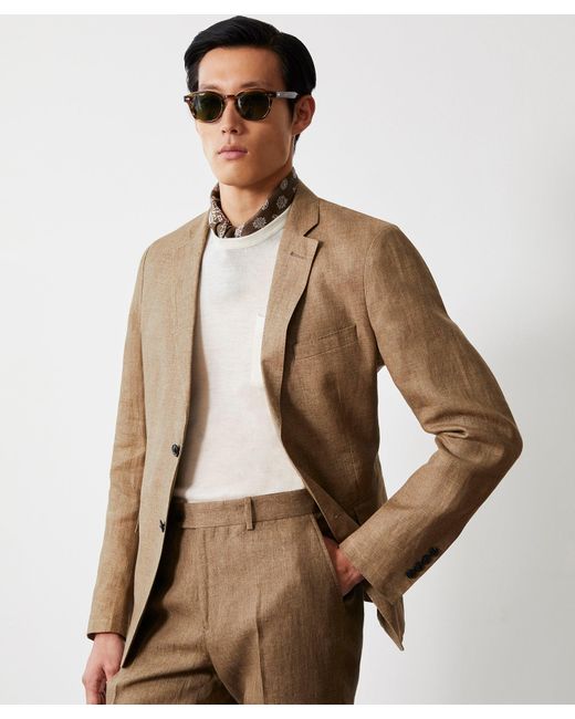 Todd Snyder Brown Italian Linen Sutton Jacket for men
