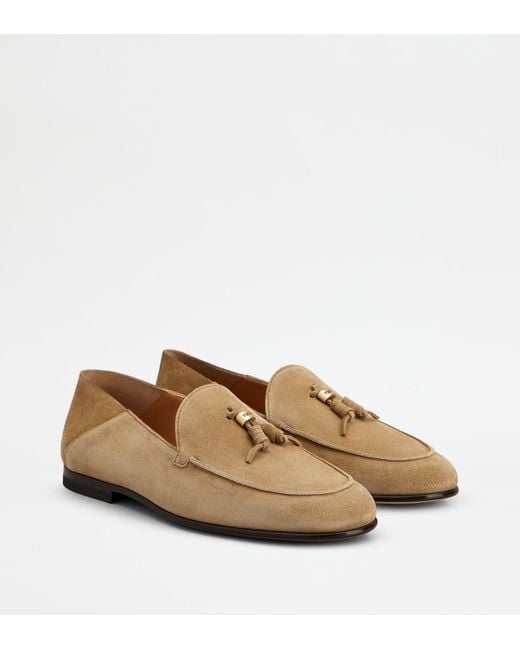 Tod's Natural Mule Loafers