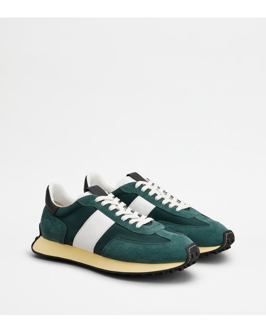 Tod's Green T Vintage Sneakers for men