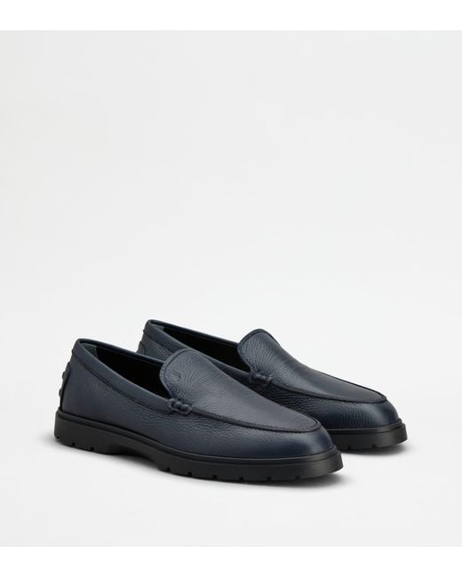 Tod's Blue Slipper Loafers for men