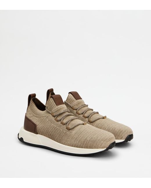 Tod's Natural Sock Sneakers for men
