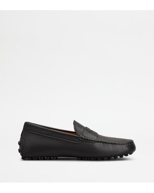 Tod's Black Gommino Loafers for men