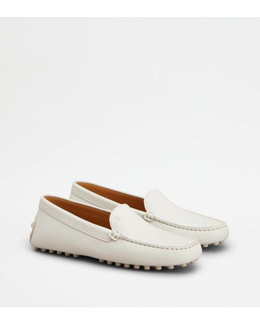 Tod's Natural Gommino Loafers