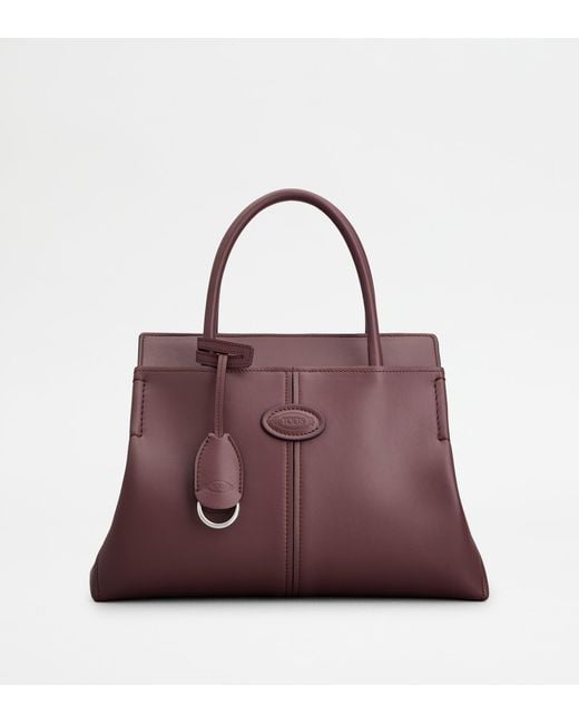 Tod's Purple Shopping Bag