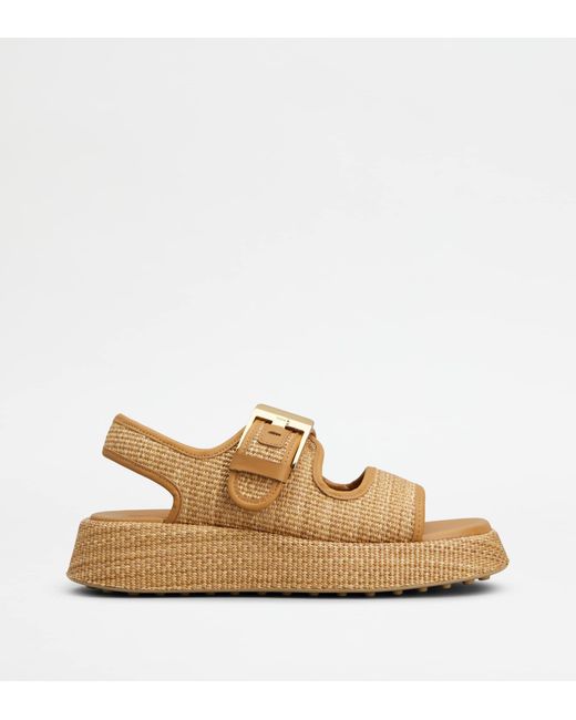 Tod's Natural Sandals
