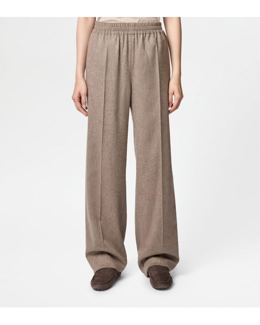Tod's Natural Cashmere Blend Pants