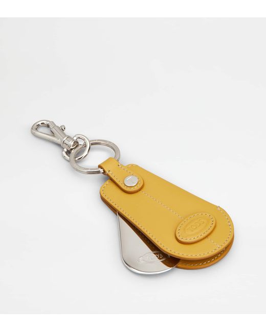 Tod's Metallic Key Holder for men