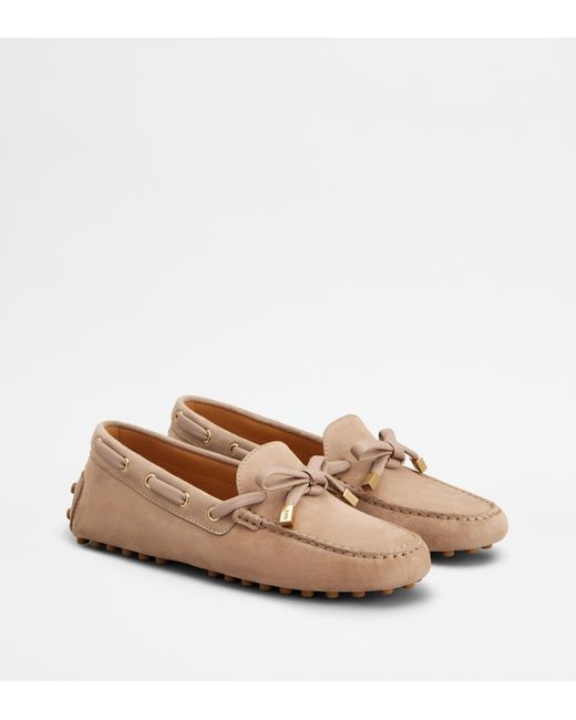 Tod's Brown Gommino Loafers