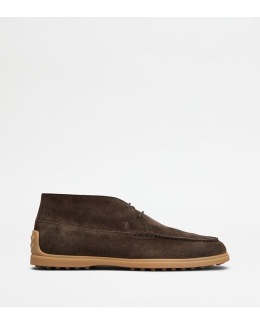 Tod's Brown Desert Boots for men