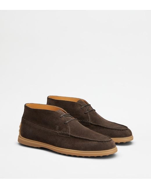 Tod's Brown Desert Boots for men