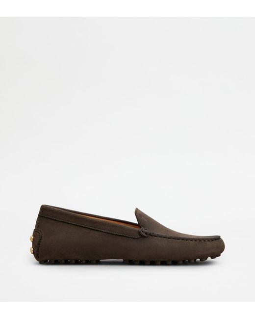 Tod's Brown Gommino Loafers