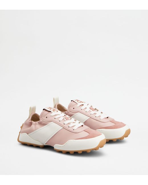 Sneakers en Cuir Tod's en coloris Pink