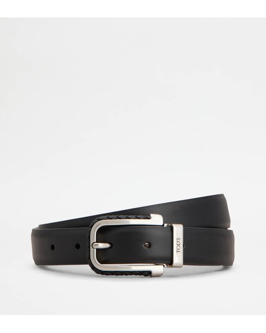 Tod's Black Belt for men