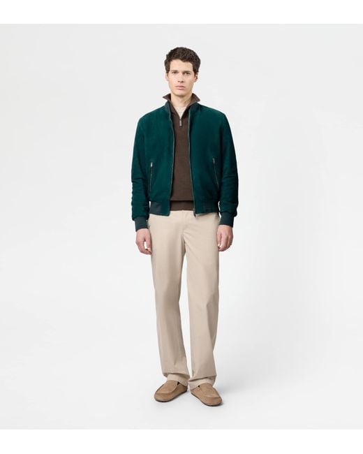 Tod's Green Brera Bomber Jacket for men