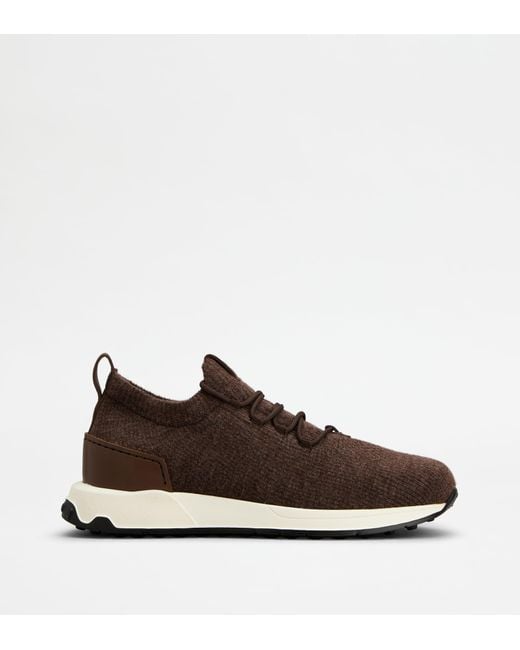 Tod's Brown Sock Sneakers for men