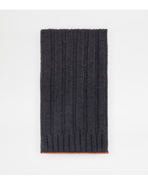 Tod's Black Cashmere Blend Scarf for men