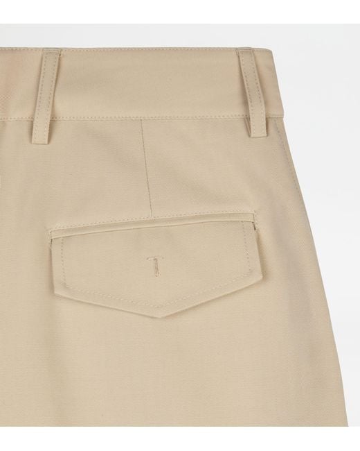 Pantaloni di Tod's in Natural