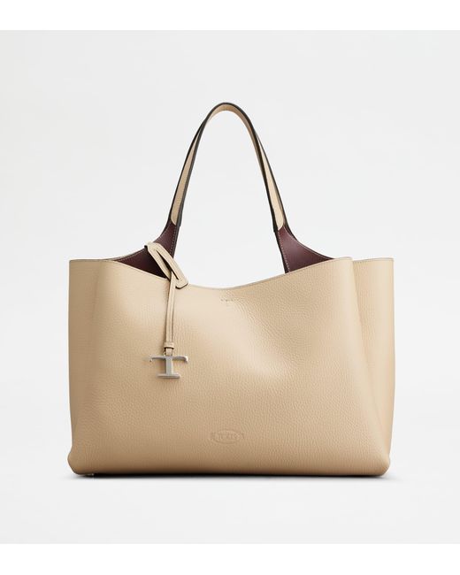 Tod's Natural Bag In Leather Medium