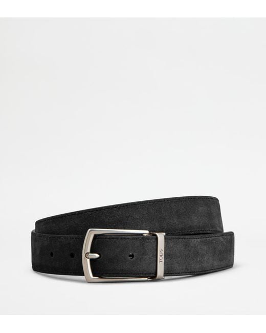 Tod's Black Adjustable And Reversible Belt for men